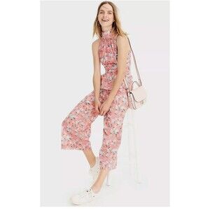 J Crew High-neck jumpsuit in Liberty Print Josephine floral Size 4 Feminine Chic